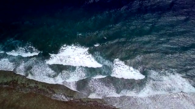 马尔代夫自然景观航拍视频视频素材