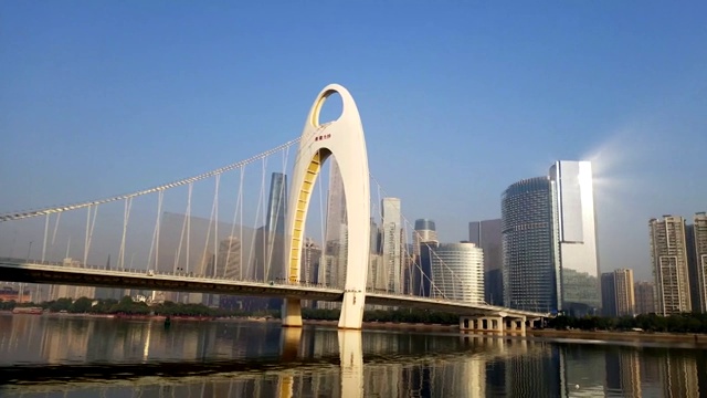 广东省广州市商业圈风光视频素材