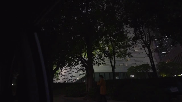 夜晚时的珠江新城夜景视频素材