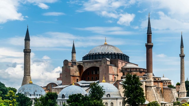 伊斯坦布尔蓝色清真寺视频素材