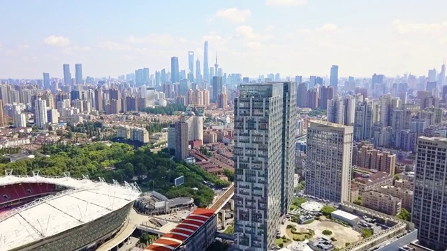 上海虹口城市风光视频素材