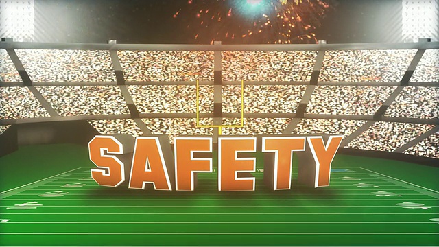 安全!足球动画Alpha视频素材