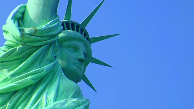 自由女神像。纽约视频素材