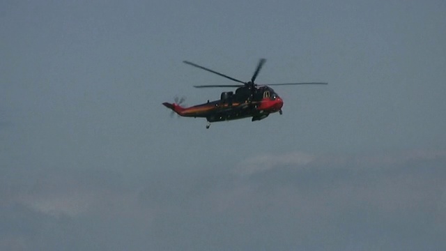 空中救援直升机、海上应急服务(HD)视频素材