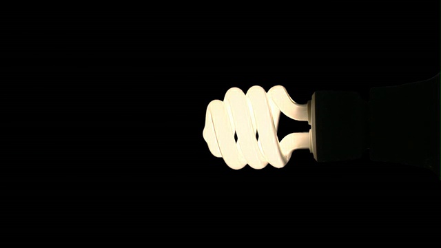 紧凑型荧光灯CFL交换单黑色B.G.视频下载