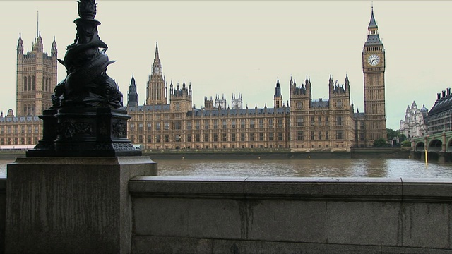 英国伦敦的大本钟视频素材