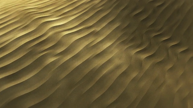 炎热的沙漠沙丘视频素材