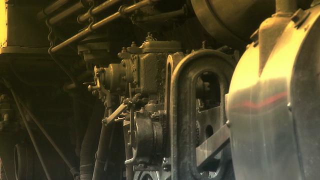 蒸汽机火车齿轮#2 -颜色视频下载