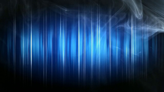 雾中的抽象弦背景视频素材
