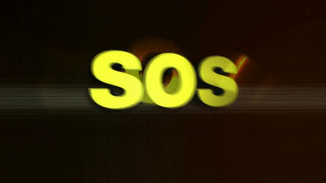 SOS三维文字图形视频下载
