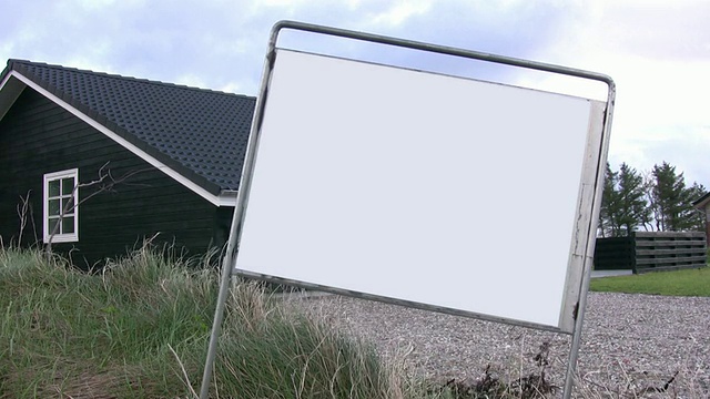房地产'空白标志下降' HD视频下载