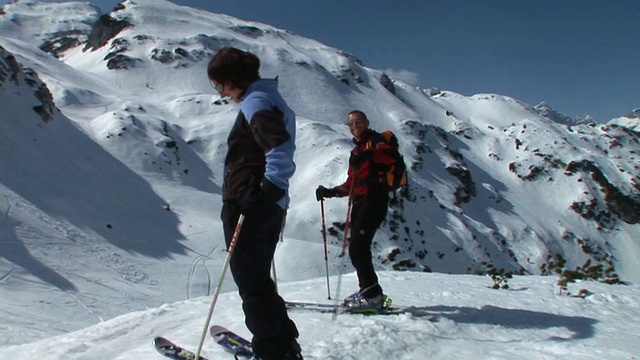 HD:乡村滑雪视频素材