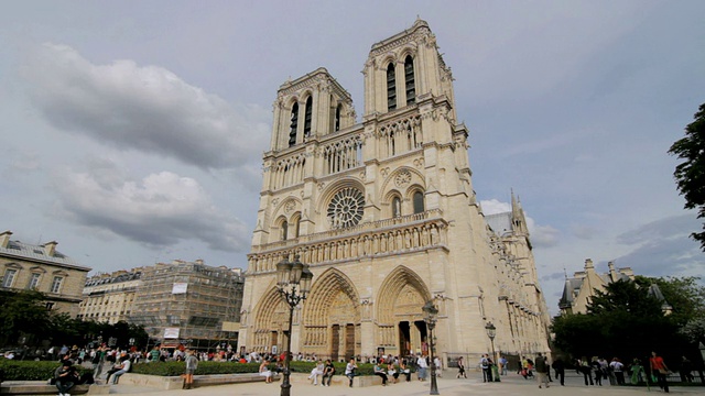 巴黎圣母院/巴黎城，巴黎，法国视频素材