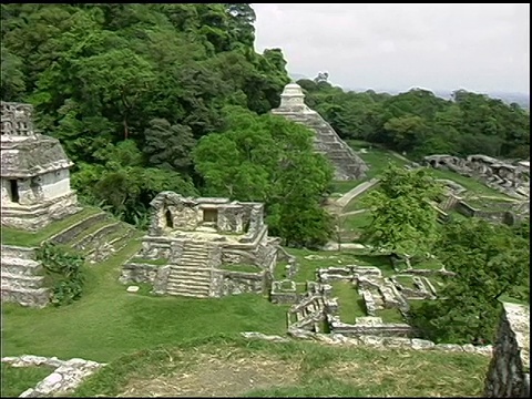 墨西哥帕伦克玛雅遗址视频下载