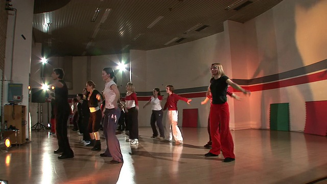 高清:舞蹈组视频素材
