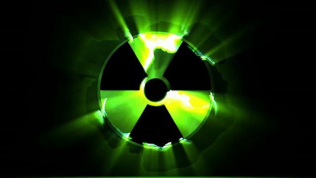 放射性绿色象征视频下载