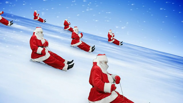 圣诞老人的雪橇视频下载