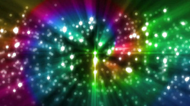 闪耀彩虹背景环视频素材