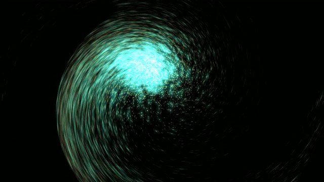 粒子漩涡背景环视频素材