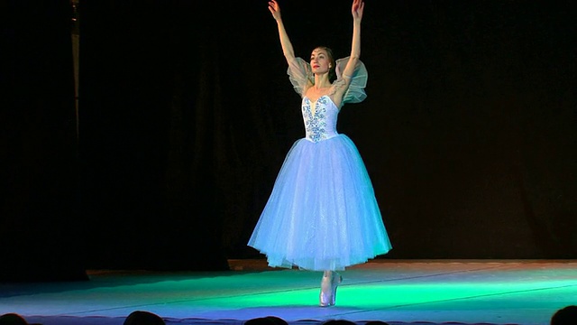 俄罗斯芭蕾舞艺术视频素材