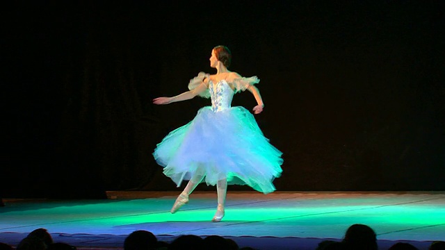 俄罗斯芭蕾舞艺术视频素材