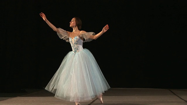 芭蕾舞表演视频素材