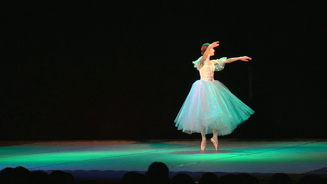 芭蕾舞表演视频素材