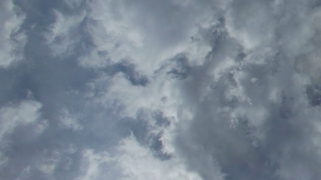 自然云-向右扩张的气流。(循环)视频下载