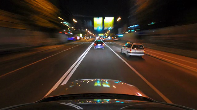 高清延时循环:城市驾驶视频下载