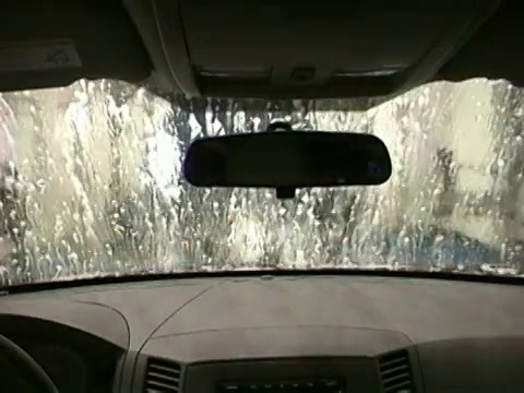 洗车(间隔拍摄)视频素材