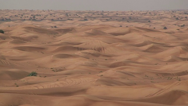 空旷地区的沙丘视频素材