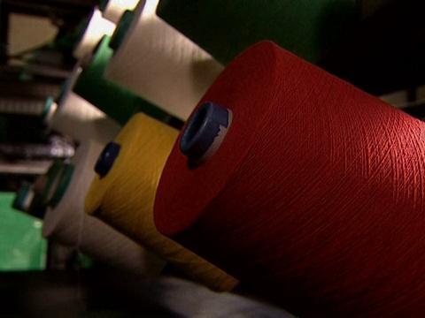 纺织工业视频素材