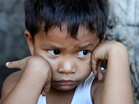 亚洲男孩肖像菲律宾视频素材
