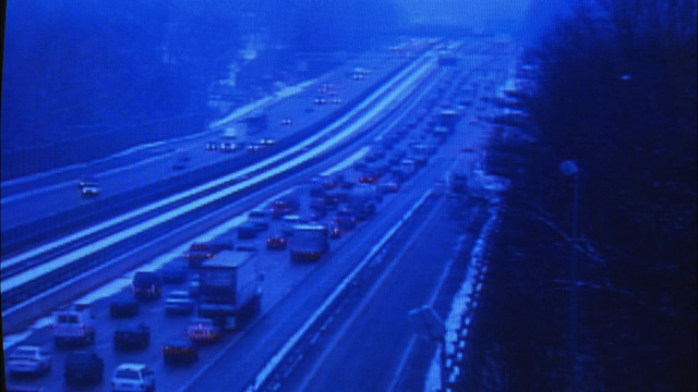 CU，高速公路上的安全监控监视器视频下载