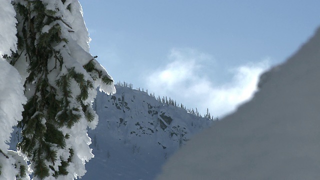 R/F迷雾山脊现在/纳尔逊，不列颠哥伦比亚省，加拿大视频素材