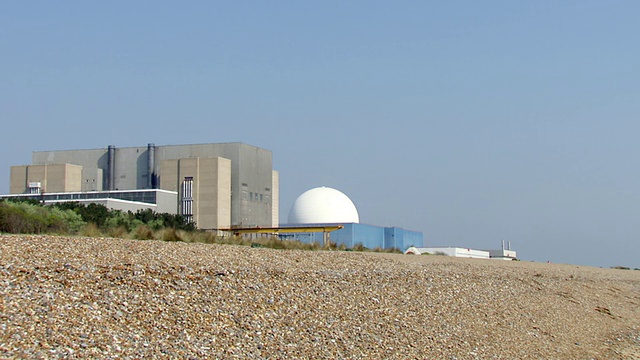 英国萨福克郡的塞兹维尔核电站视频下载