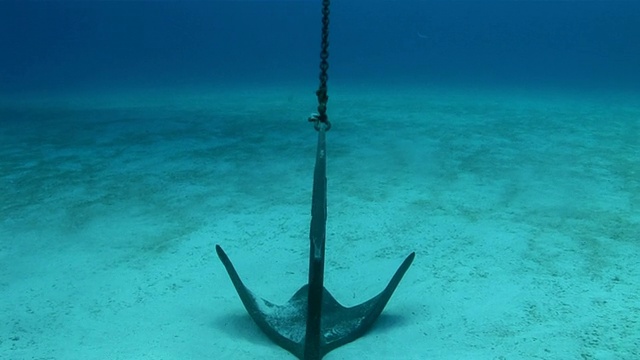MS Anchor正在美国佛罗里达的海底视频下载