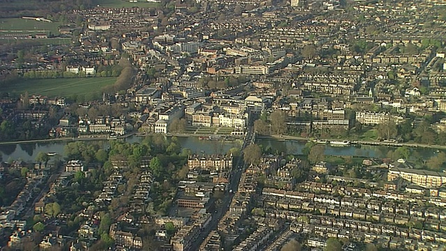 空中WS Richmond-Upon-Thames视频素材