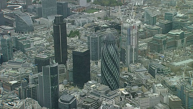 空中WS伦敦城日视频素材