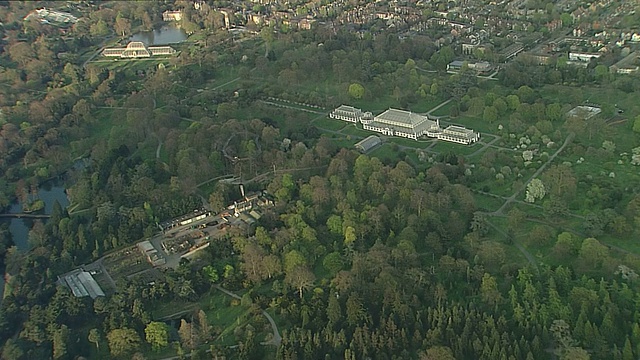 空中皇家植物园视频素材