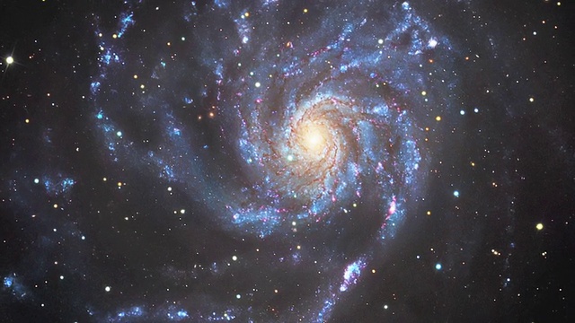风车星系(M101)，旋转视频下载