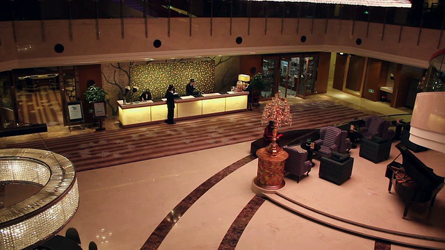 中国陕西西安酒店HA WS大厅视频下载