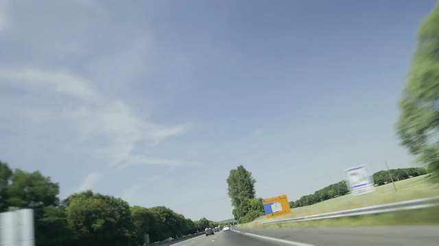 高速公路行车间隔拍摄视频素材