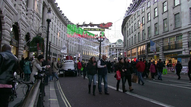 摄于摄政街/英国伦敦视频下载