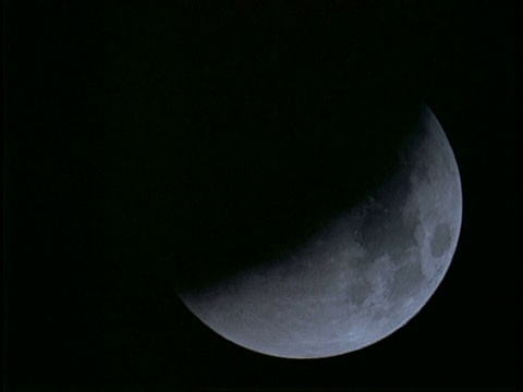 CU月亮或月食视频素材