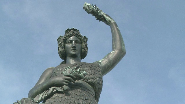 MS PAN德国巴伐利亚雕像/慕尼黑视频素材