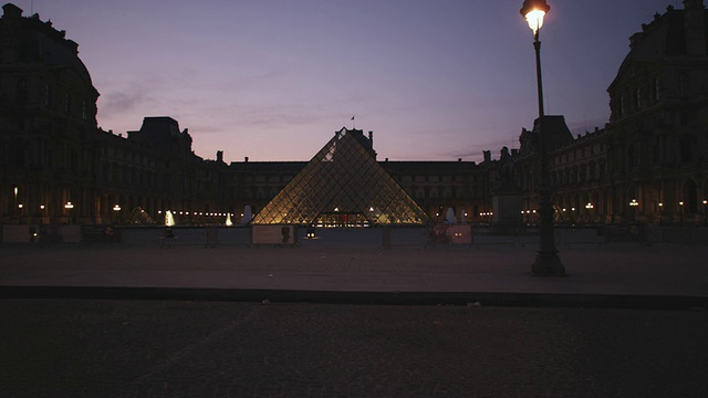 卢浮宫/法国巴黎视频下载