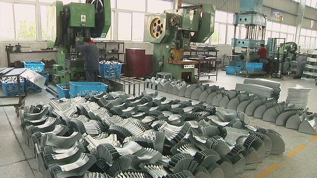 MS金属部件和机械工厂/江苏扬州，中国视频下载