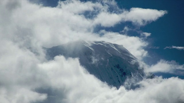 喜马拉雅山Tilicho峰的T/L云视频下载