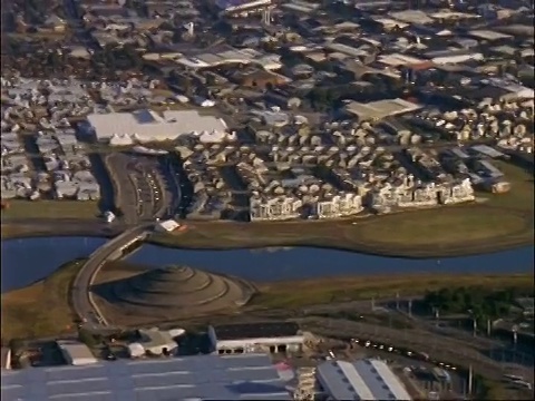 西澳大利亚航空悉尼奥林匹克体育场，现代建筑，悉尼，澳大利亚视频素材